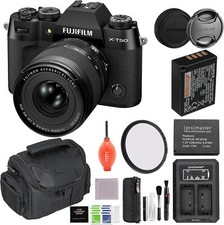 Fujifilm X-T50 Mirrorless Camera with XF 16-50mm Lens Black Bundle Essential