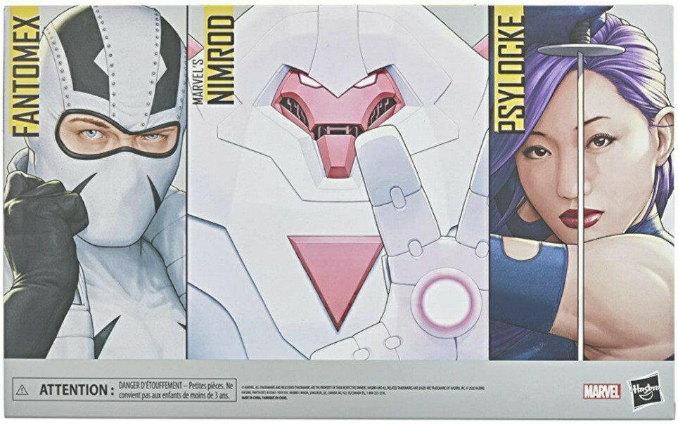 白スーツ 英智 Marvel Legends Psylocke, Nimrod, and Fantomex - X-Men Dark Phoenix