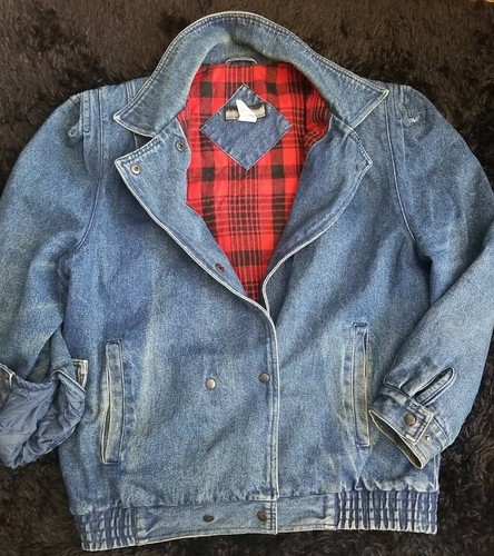 jean jacket with flannel lining