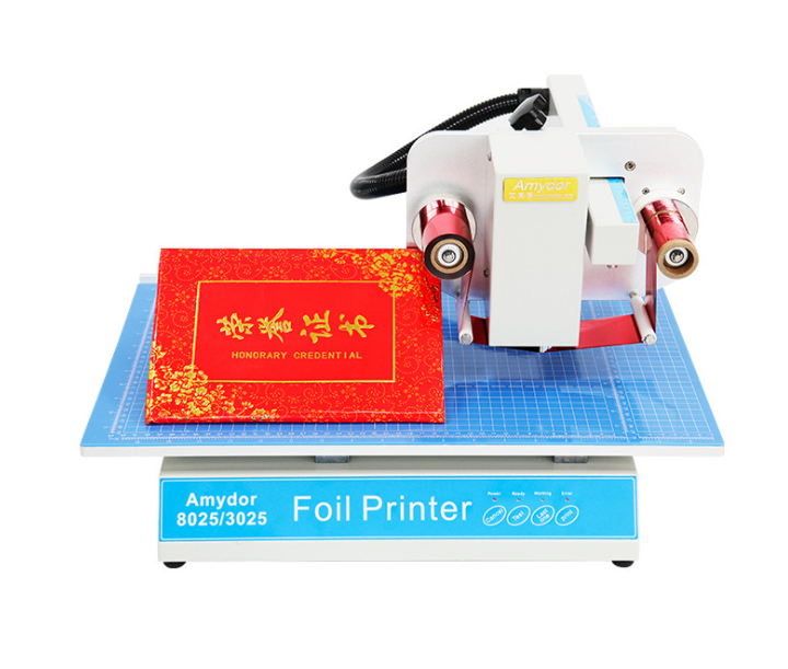 1x Automatic Digital Plateless Hot Stamping Machine Foil Press Printer  AMD 8025