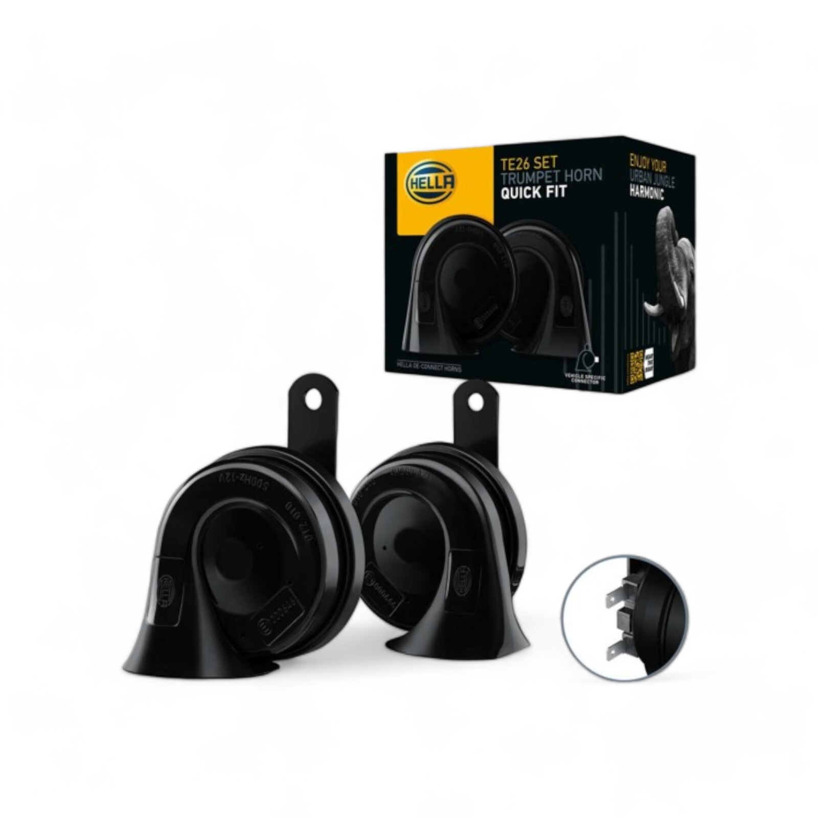Hella 12V Twin Trumpet Horn - Mercedes Benz R Class