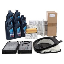 ORIGINAL BMW Filterset 4-tlg + 8L 5W30 Motoröl X5 E70 X6 E71 E72 30d 40d N57