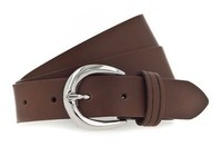 Tamaris Leather Belt W80 GüRtel Mid Brown Braun Neu