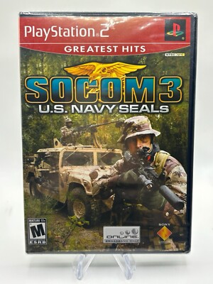SOCOM 3 US NAVY SEALS GREATEST HITS - SONY PS2 - BRAND NEW SEALED