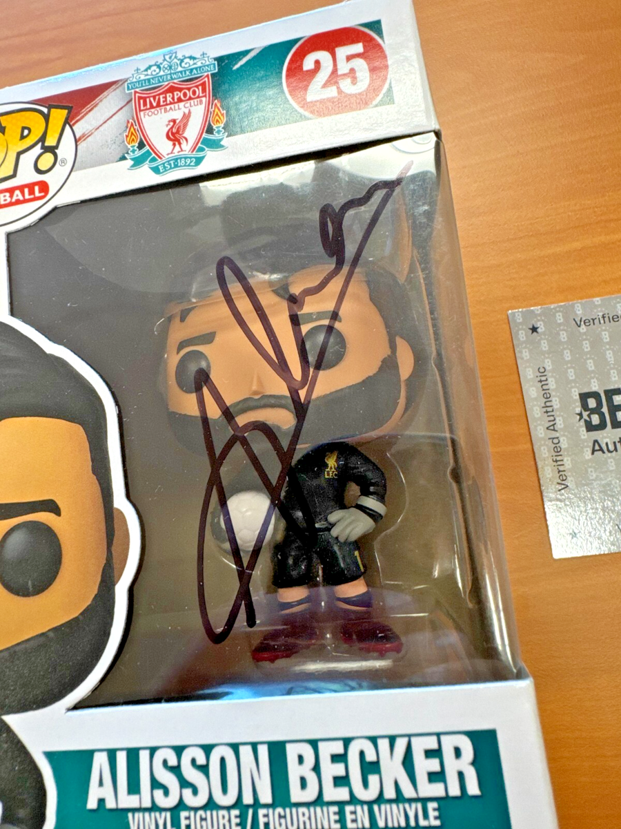 【サイン入り 美品】 アリソン ベッカー サイン入り Funko Pop Alisson Becker Signed Autographed Liverpool FUNKO POP 25 PSA/DNA