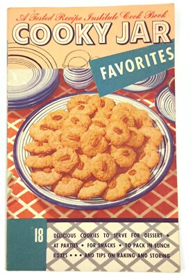1955 Toll House Recpie Booklet Cooky Jar Favorites Cookie Cook Book Vintage