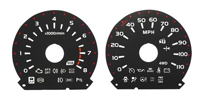 Lockwood Tacho Umbau Zifferblatt KMH auf MPH passt für: Toyota Alphard / Vellfire Gen 2