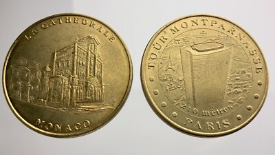 Monnaie De Paris La Cathedrale Monaco Tour Montparnasse Souvenir
