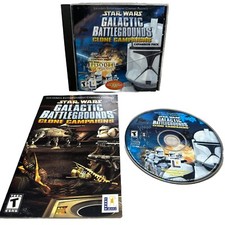 Star Wars Galactic Battlegrounds Clone Campaigns Expansion Pack & Manual PC Game