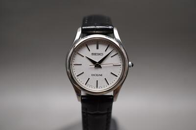 Seiko Exceline SWDL209 4J41 Dia-Shield White Dial Ladies Quartz