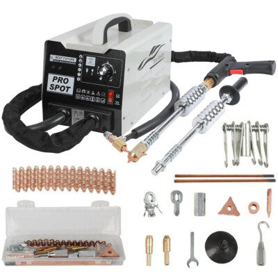 Dent Puller Spot Welder Machine 3500A Vehicle Body Panel Dent Repair Kit 6 Modes