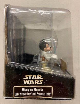 Disney Star Wars Mickey & Minnie Mouse as Luke Skywalker