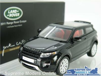 RANGE ROVER EVOQUE CAR MODEL SANTORINI BLACK 1:43 SCALE CENTURY