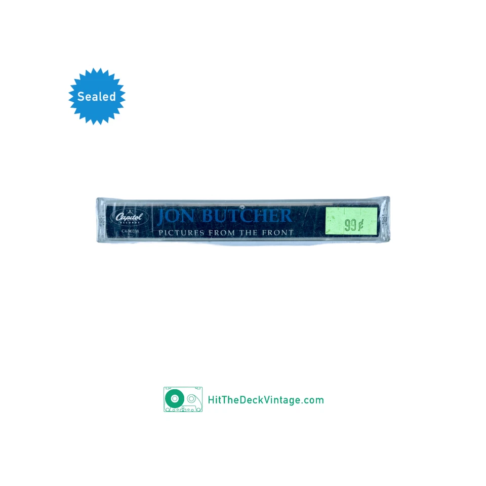 Jon Butcher - Pictures From The Front Cassette Tape (1989) w/ Hype Rock SEALED - Image 3 of 3