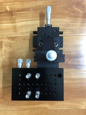 PRECISE CROSS TABLE THORLABS 102 x 76mm 2 MITUTOYO MICROMETER 0-25mm 0.01mm