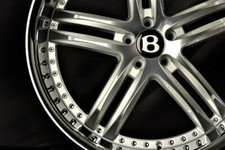 22-inch Premium Rims For Bentley Gt Gtc Flying Spur Gtx15 Silver Machine