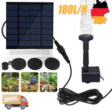 Solar Pumpe Teichpumpe Springbrunnen Gartenbrunnen Brunnen Font&auml;ne Wasserspiel D