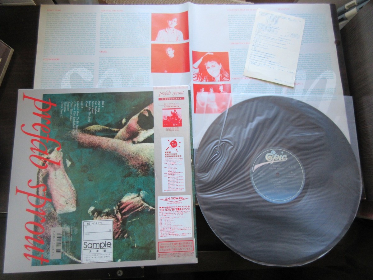 Prefab Sprout Swoon Japan Promo Label Vinyl LP w OBI 28 3P 737