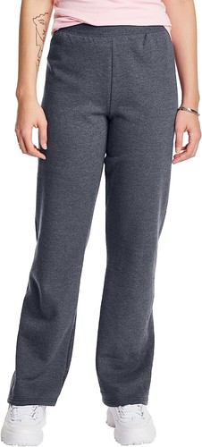 Hanes Women's EcoSmart Sweatpants with Open Bottom Legs - Picture 12 of 19