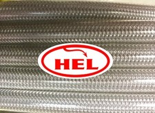 Clear Hel Braided Brake Line Made To Order Custom Specs Ss Banjos Upto 1.5m Clear Hel Braided Brake Line Made To Order Custom Specs Ss Banjos Upto 1.5m