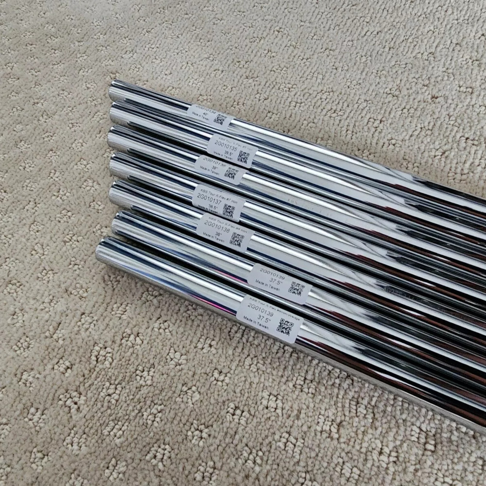 NEW Authentic KBS Tour 130 X-Stiff .355 Taper Tip Steel Shafts 4-PW 7 Pieces