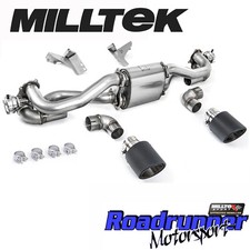 Milltek Porsche Boxster 718 GTS Scarico Punte Carbonio SSXPO193 PDK Solo Auto