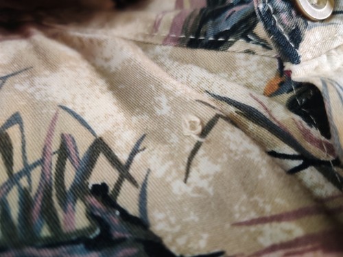 Michael Austin Rugged Wear L/S Hunting Button Shirt Mens XL Grassy Field Ducks - Picture 6 of 12