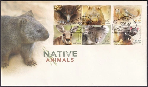 AUSTRALIA - 2015 'NATIVE ANIMALS' First Day Cover [E9613]