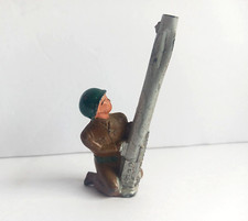 Vintage Barclay Manoil Lead Toy Soldier Anti Aircraft Gunner