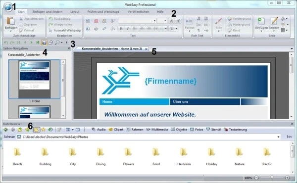 WebEasy 9 Professional Platinum Edition (Windows XP/Vista/7/8) DVD-Box (NEU/OVP) - Bild 2 von 4