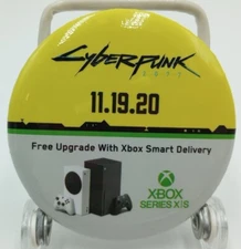 CyberPunk 2077 Xbox Series X/S Collector Promo Pin Gamestop