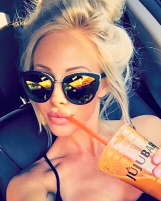 orange mirrored sunglasses