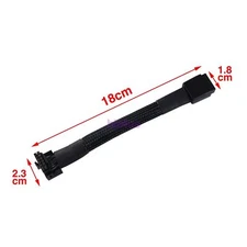 16 Pin 90 Degree Angled PCIe 12VHPWR Extension Cable For GeForce RTX 4090 4080