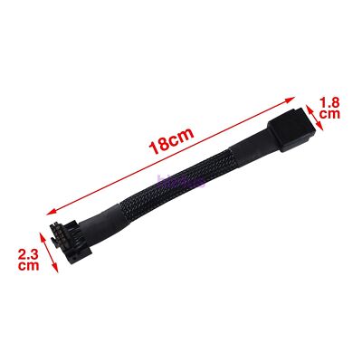 16 Pin 90 Degree Angled PCIe 12VHPWR Extension Cable For GeForce RTX 4090 4080