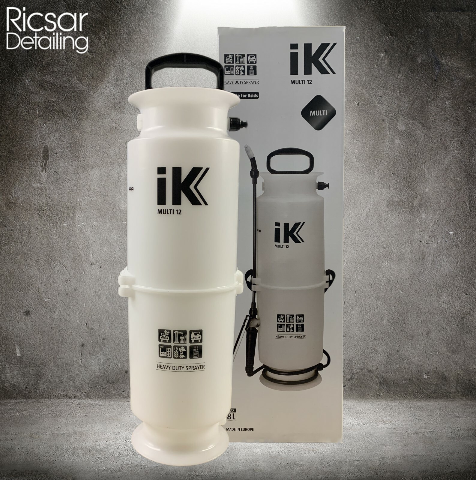 Goizper IK-12 Multi - Industrial Pressure Sprayer, Chemical, High Resistance
