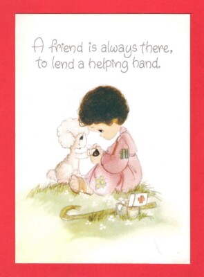 Precious Moments - Ein Freund ist immer da: Kind & Lamm: Jonathan & David 1979