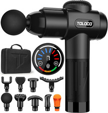 Massage Gun Deep Tissue with 10 Massage Attachments Black