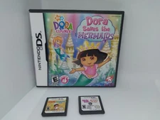 Dora Saves the Mermaids / Cooking Club / Style Lab lot bundle Nintendo Ds