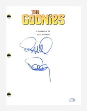 Richard Donner Signed Autographed The Goonies Movie Script Screenplay ACOA COA