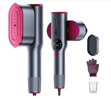 2-in-1 Steamer & Iron for Clothes,15s Fast Heat-up 1200W Portable Handheld Ga...