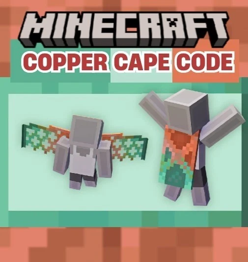⚡Minecraft Copper Cape Key - Java & Bedrock ⚡ [GLOBAL] Promo