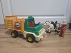 Fisher Price 1979 Husky Helper Rodeo Rig Truck Horse Cowboy Vintage #330