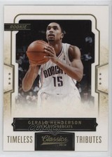 2009-10 Panini Classics Rookie Gold Timeless Tributes 24/50 Gerald Henderson nd3