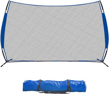 20x10 Ft Lacrosse Backstop Net with Steel Frame for Sports Training
