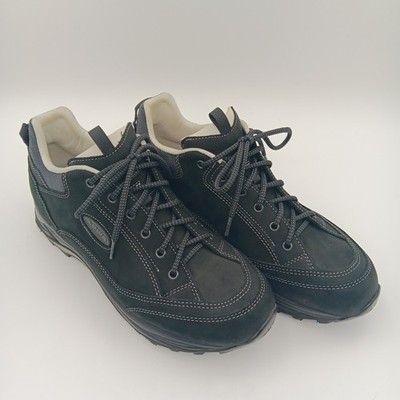 Lowa Pinto Low Hiking Shoes Women s Size 8.5 Black Made In Italy