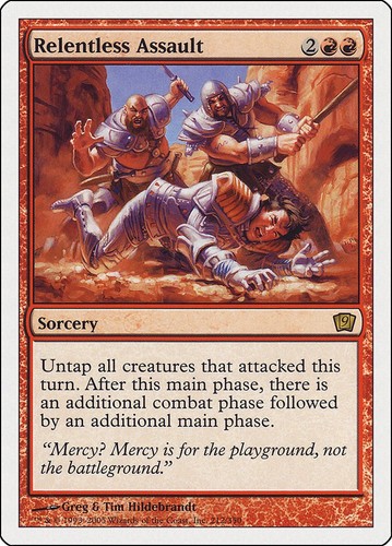 Relentless Assault - 9th Edition - #212 Rare MTG