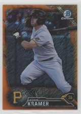 2016 Bowman Chrome Prospects Orange Shimmer Refractor 3/25 Kevin Kramer ex0