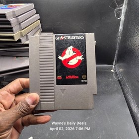 Ghostbusters NES Nintendo Game Authentic Tested Working Cleaned With DeoxIT