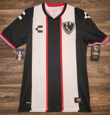 Netflix Club de Cuervos サッカーシャツ Mサイズ NWT Charly Club de Cuervos Netflix Futbol Soccer Jersey Mens Sz