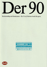 Prospekt Audi 90 4/87 1987